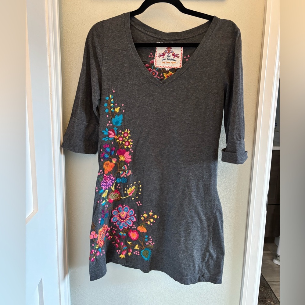 Johnny Was JW Los Angeles cotton dress/tunic